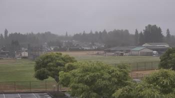 Weather camera view of Granite Falls High School.