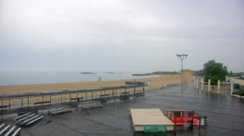 Weather camera view of Ocean Beach Park.